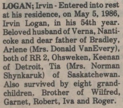 Logan, Irvin