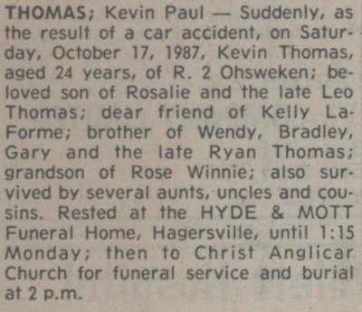 Thomas, Kevin Paul