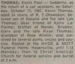 Thomas, Kevin Paul