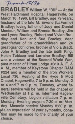 Bradley, William W. (Bill)