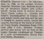 Staats, Shannon Lee