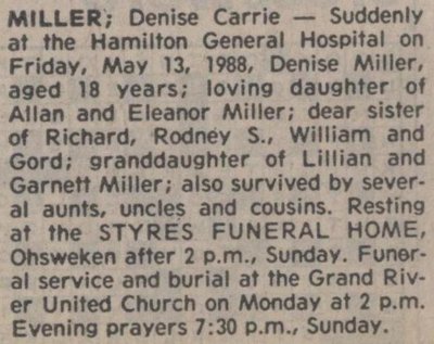 Miller, Denise Carrie