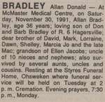 Bradley, Allan Donald