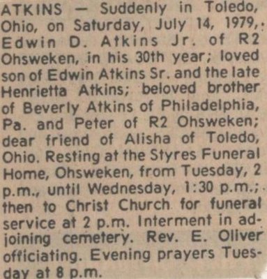 Atkins, Edwin D. Jr.