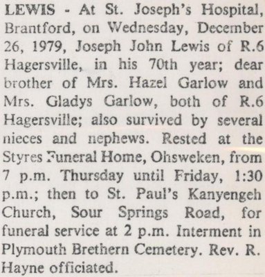 Lewis, Joseph John