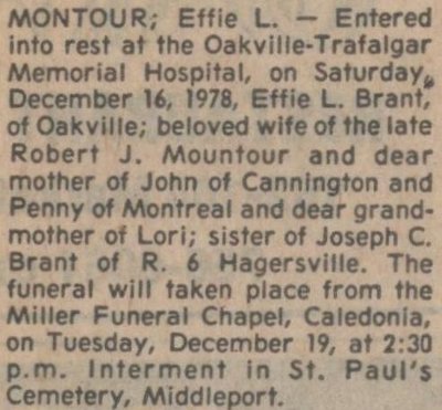 Montour, Effie L.