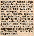 Thompson, Ronnie Harold