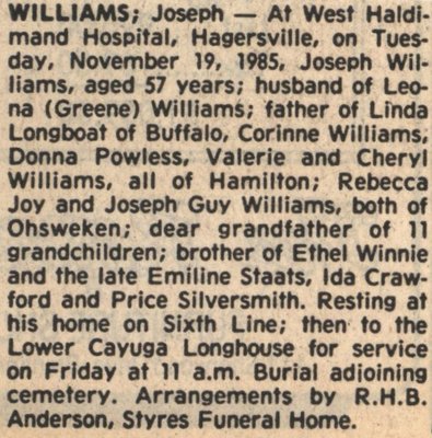 Williams, Joseph