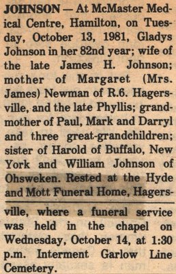 Johnson, Gladys