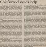 "Chiefswood Needs Help"