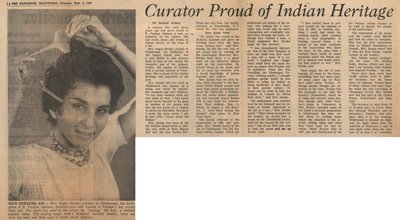 &quot;Curator Proud of Indian Heritage&quot;