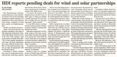 &quot;HDI Reports Pending Deals for Wind and Solar Partnerships&quot;