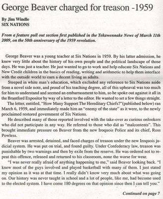 &quot;George Beaver Charged for Treason - 1959&quot;