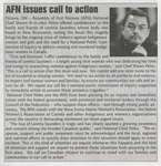 "AFN Issues Call to Action"
