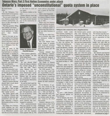 &quot;Ontario's Imposed Unconstitutional Quota System in Place&quot;