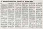 "Six Nations Farmers Farm Burtch Tract Without Lease"