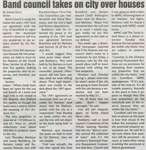 "Band Council Takes on City Over Houses