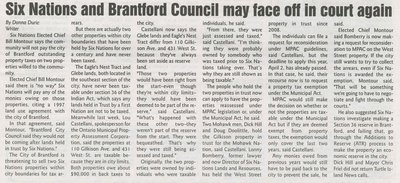 &quot;Six Nations and Brantford Council May Face Off in Court Again&quot;