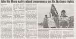 "Idle No More Rally Raised Awareness on Six Nations Rights"