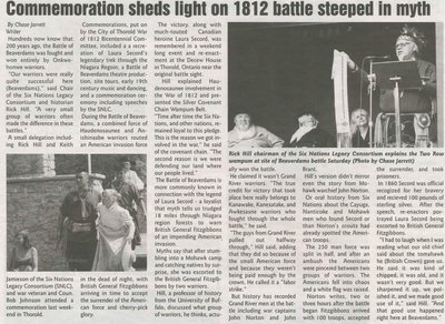 "Commemoration Sheds Light on 1812 Battle Steeped in Myth"