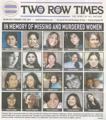 &quot;In Memory of Missing and Murdered Women&quot;