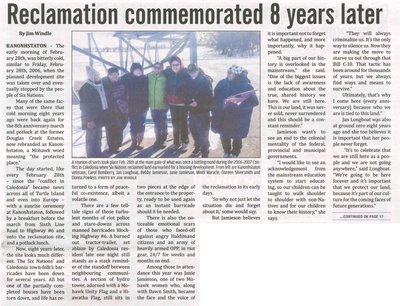 &quot;Reclamation Commemorated 8 Years Later&quot;