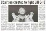 "Coalition Created to Fight Bill C-10"