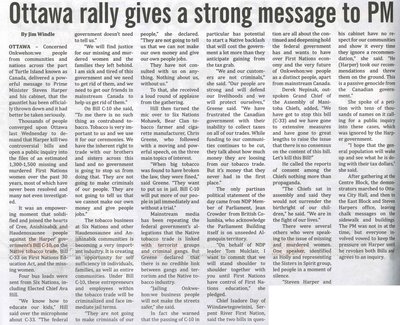 &quot;Ottawa Rally Gives a Strong Message to PM&quot;