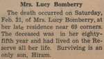 Bomberry, Lucy