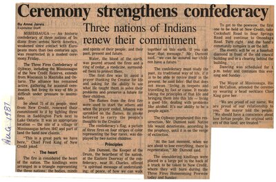 &quot;Ceremony Strengthens Confederacy&quot;