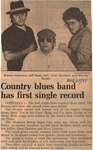 "Country Blues Band Has First Single Record"