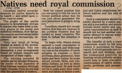 &quot;Native Need Royal Commission&quot;