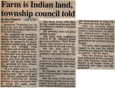 &quot;Farm is Indian Land Township Council Told&quot;