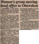 "Women's Group Moving Head Office to Ohsweken"
