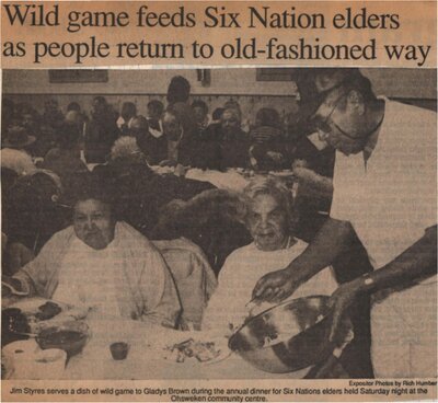 &quot;Wild Game Feeds Six Nations Elders as People Return to Old-Fashioned Way&quot;