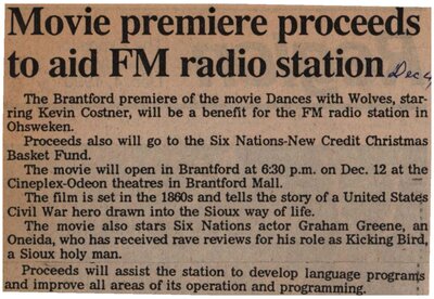 &quot;Movie Premiere Proceeds to Aid FM Radio Station&quot;