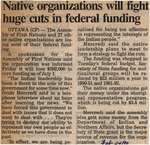 "Native Organizations Will Fight Huge Cuts in Federal Funding"