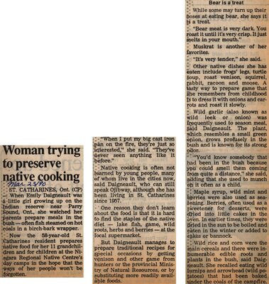 &quot;Woman Trying To Preserve Native Cooking&quot;