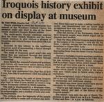 "Iroquois History Exhibit on Display at Museum"