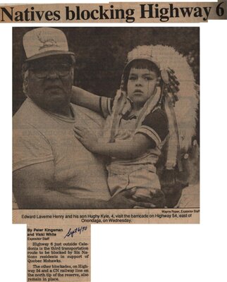 &quot;Natives Blocking Highway 6&quot;