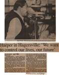 "Harper in Hagersville: 'We Want To Control Our Lives, Our Future'"