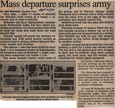 &quot;Mass Departure Surprises Army&quot;