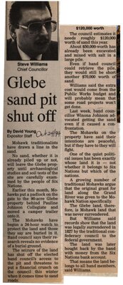 &quot;Glebe Sand Pit Shut Off&quot;