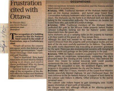 &quot;Frustration Cited With Ottawa&quot;