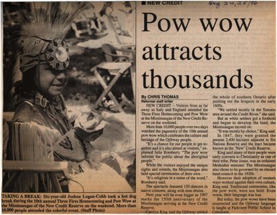 &quot;Powwow Attracts Thousands&quot;