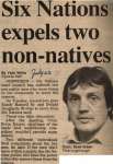 "Six Nations expels two non-natives"