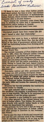 &quot;'Current of Unity' Bonds Canadian Natives&quot;