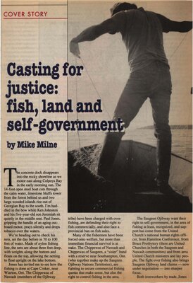 &quot;Casting for Justice: Fish, Land and Self-Government&quot;