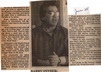 &quot;Barry Snyder&quot;