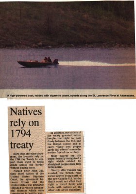 &quot;Natives rely on 1794 treaty&quot;